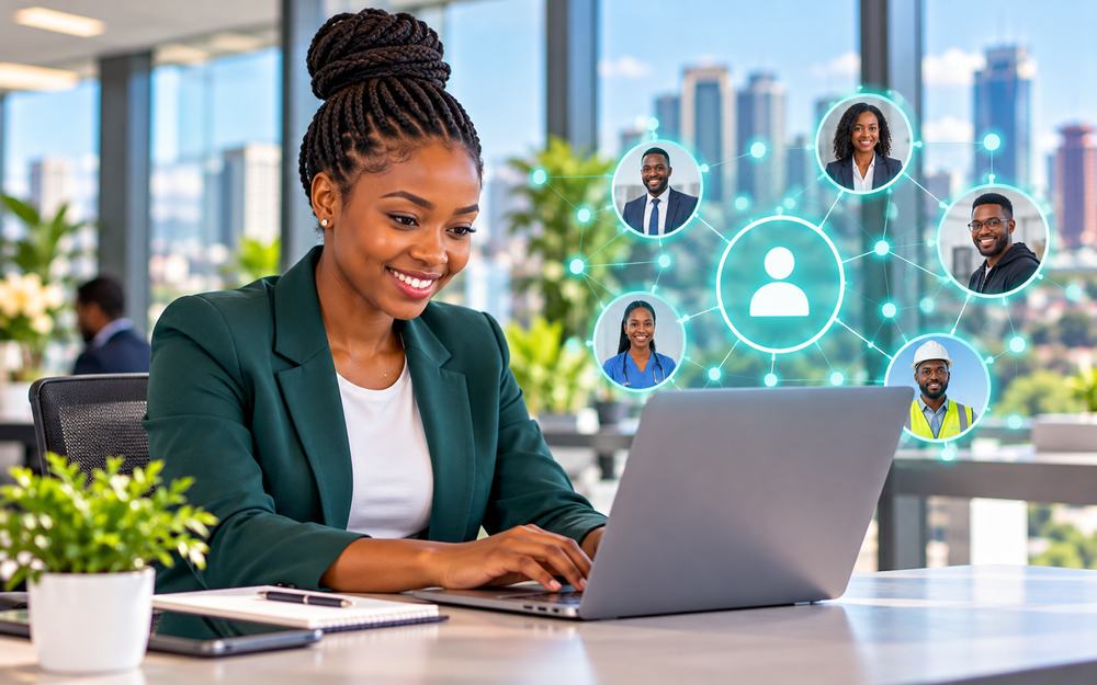 A recruiter earning a certification